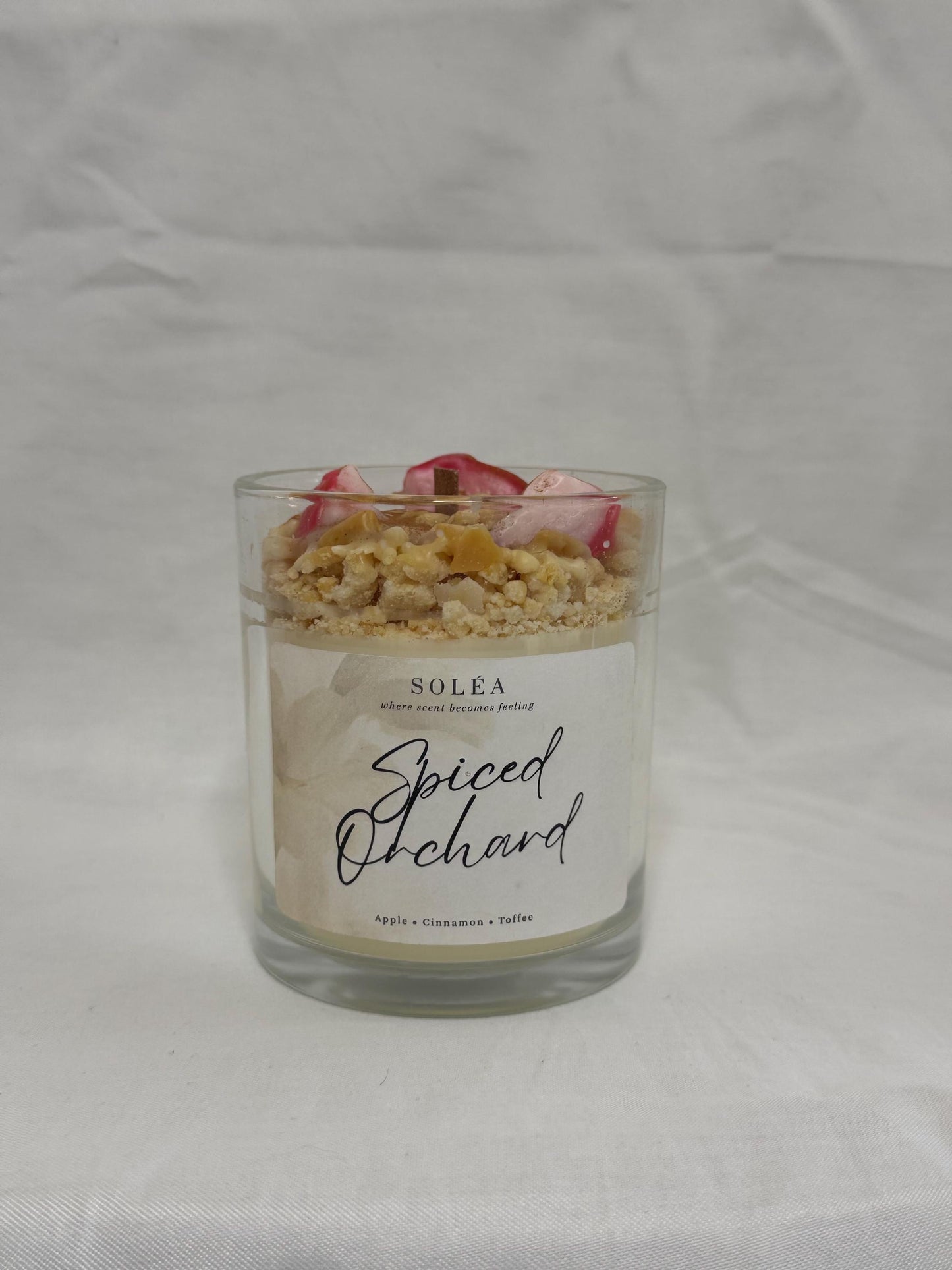 Spiced Orchard Candle | Apple Cinnamon & Vanilla Toffee | Cozy Autumn | Dessert Candle