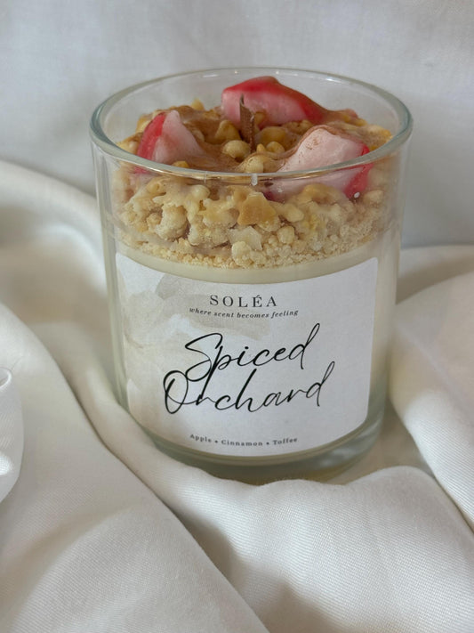 Spiced Orchard Candle | Apple Cinnamon & Vanilla Toffee | Cozy Autumn | Dessert Candle