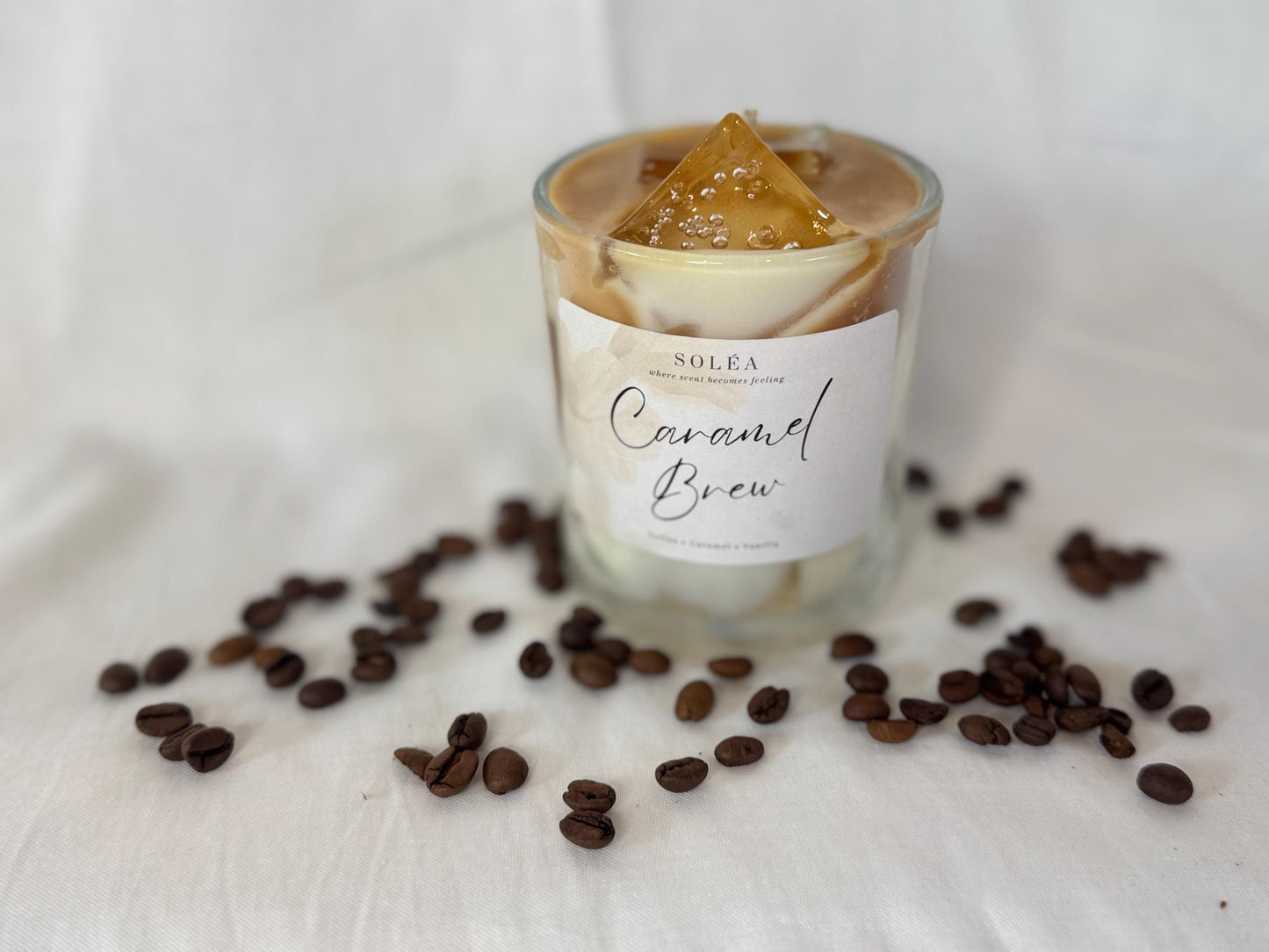 Caramel Brew Coffee Candle | Soy Dessert Home Fragrance