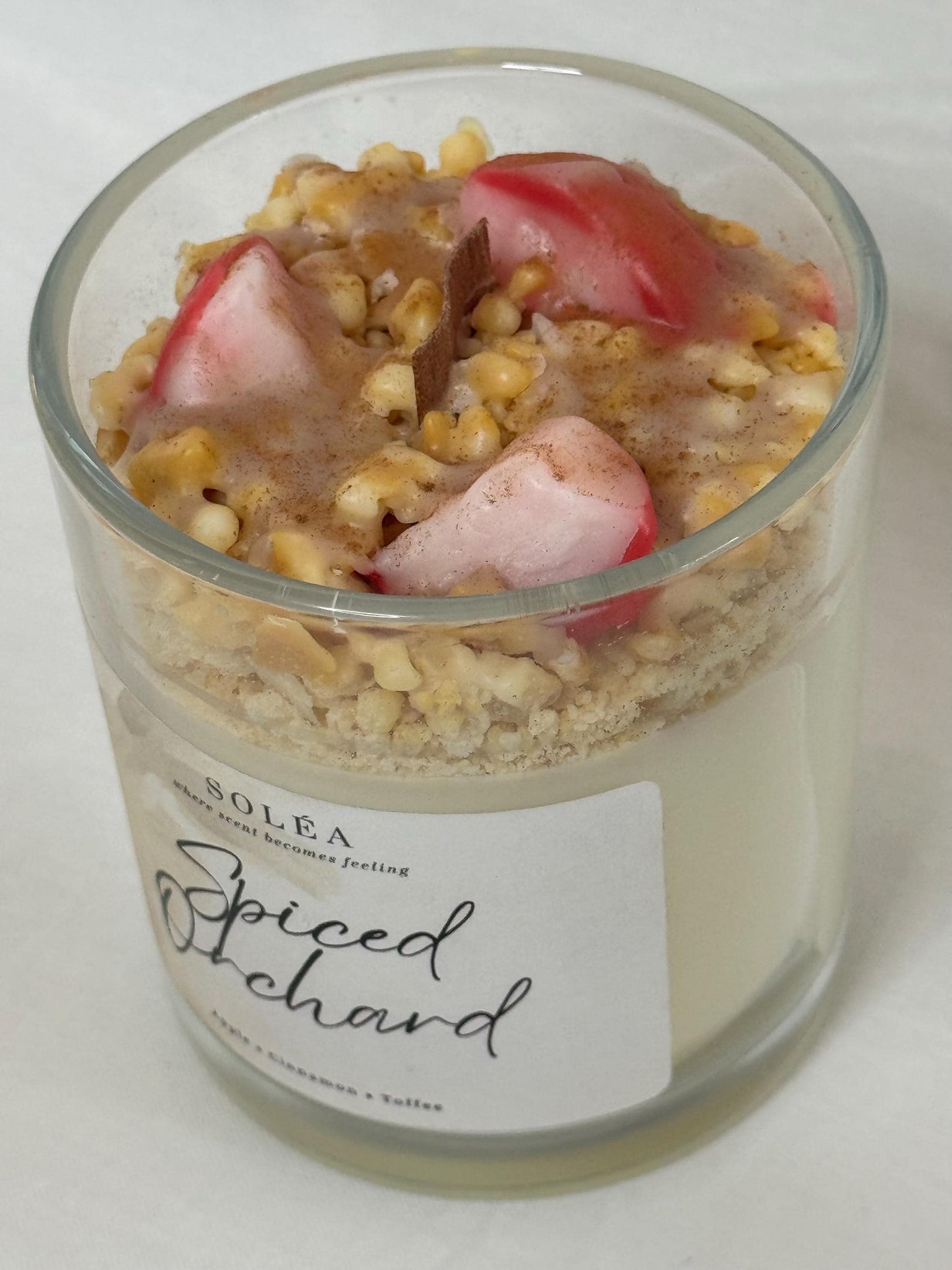 Spiced Orchard Candle | Apple Cinnamon & Vanilla Toffee | Cozy Autumn | Dessert Candle