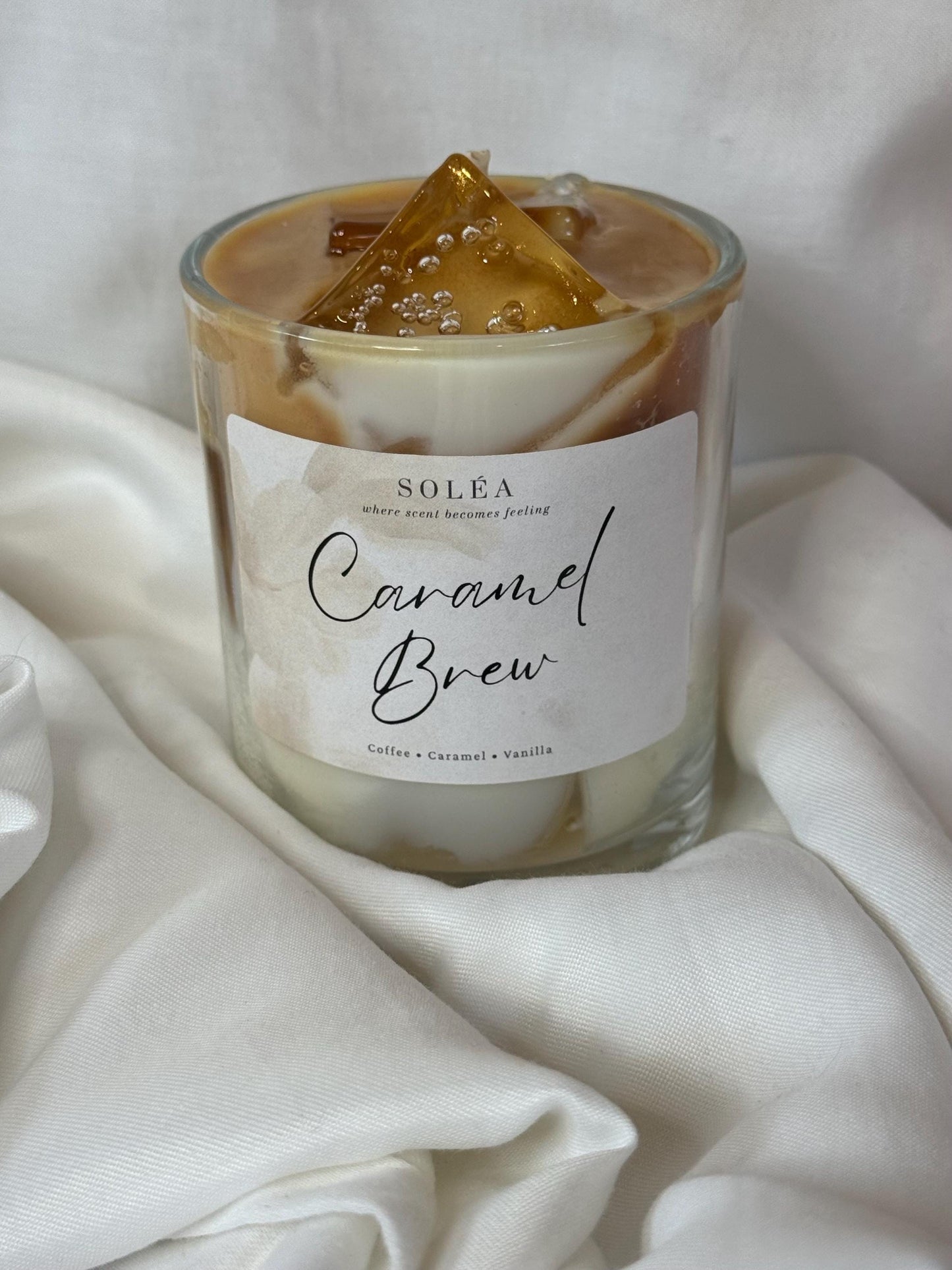 Caramel Brew Coffee Candle | Soy Dessert Home Fragrance